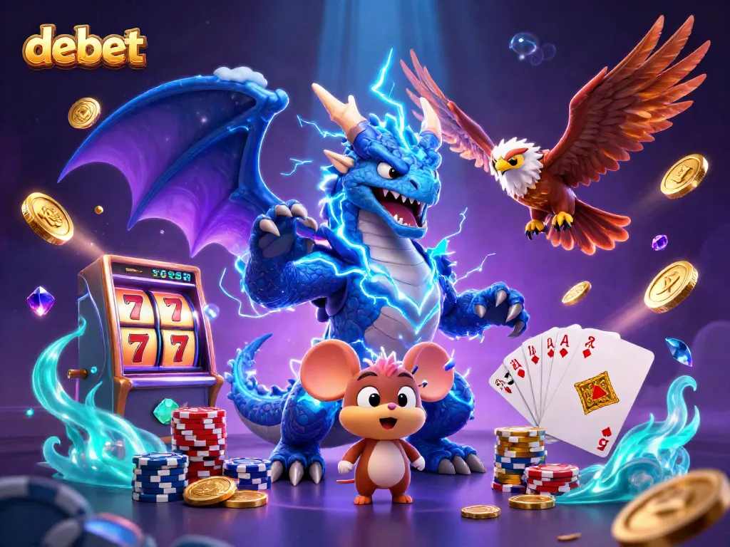 Engage in thrilling gameplay with debet and a vibrant casino atmosphere filled with action.